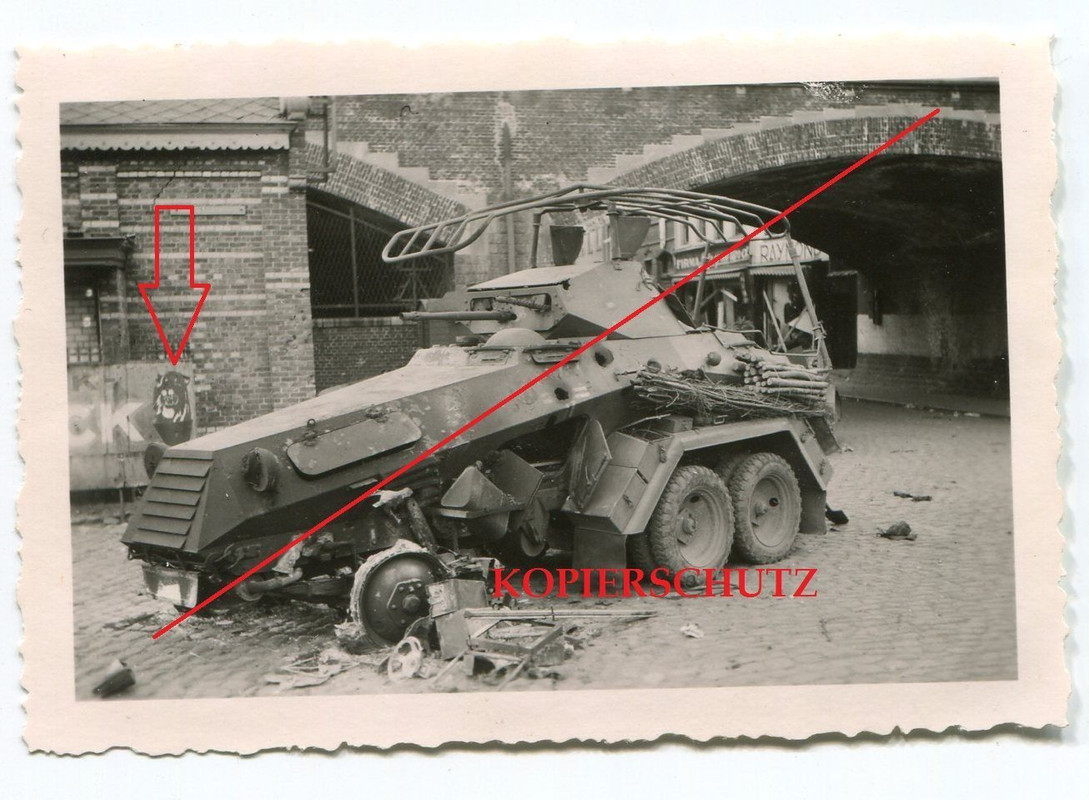 Original Foto Panzer Tank Panzerwagen Spähpanzer