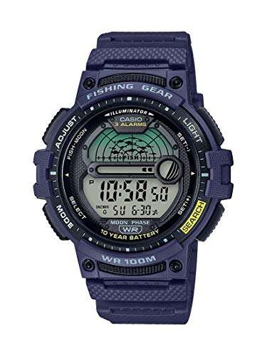 Amazon: Casio Reloj De Cuarzo Con Batería De 10 Años Y Correa De Resina (WS-1200H-2AVCF) 
