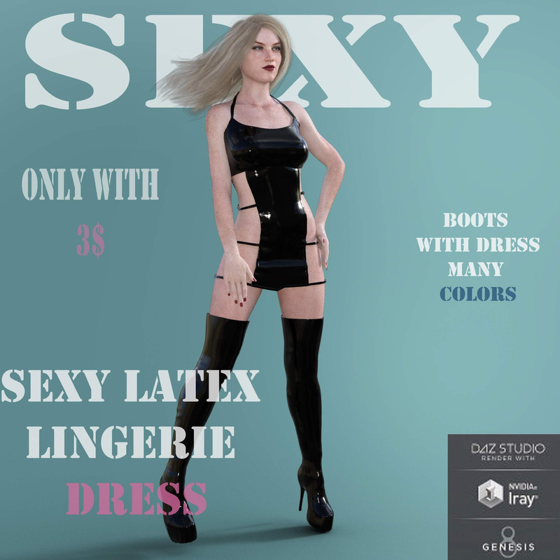 Sexy Latex Lingerie Dress Sexy Latex Lingerie Dress
