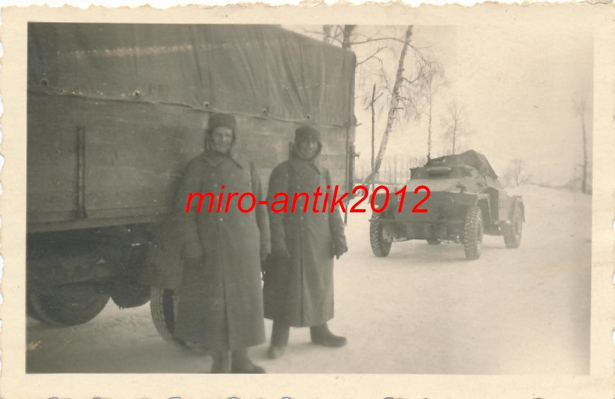 Wehrmacht, Feldpostbeamte, Sdkfz.221, Panzerspäh