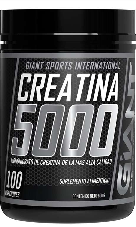 Amazon: Creatina Monohidratada 500g Sin sabor para 100 porciones 
