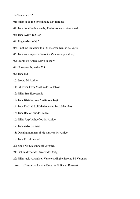 tunes deel 12