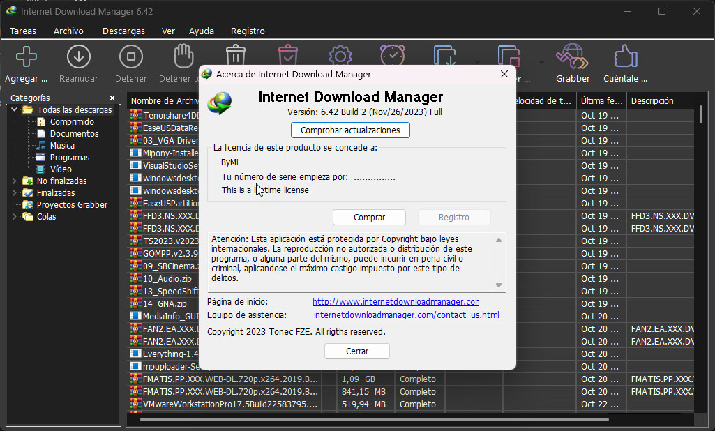 Internet Download Manager v6.42 Build 2 [Mi Favorito Gestor de Descarga] 10-12-2023-11-26-42