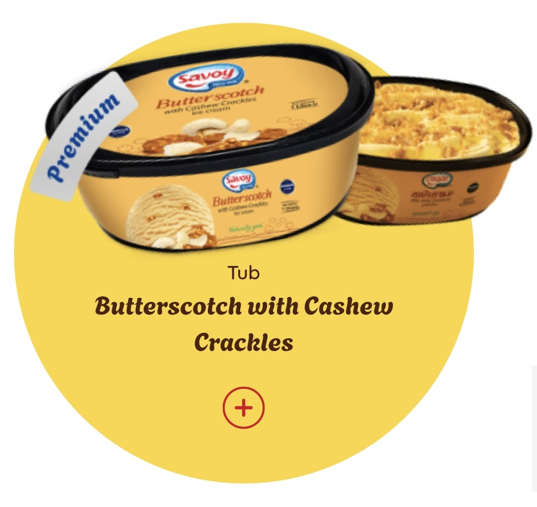 Butterscotch with Cashew Crackles