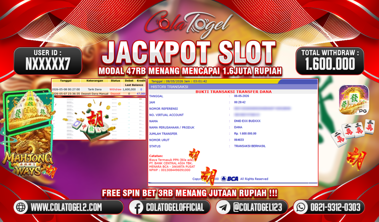JACKPOT SLOT GACOR!!