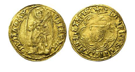 Florín de oro de Sant Etienne. Metz Moneditas