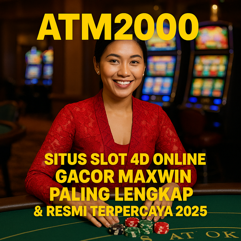 ATM2000: Situs Slot 4D Online Gacor Maxwin Paling Lengkap & Resmi Terpercaya 2025