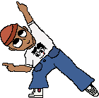 Pixel art of team member