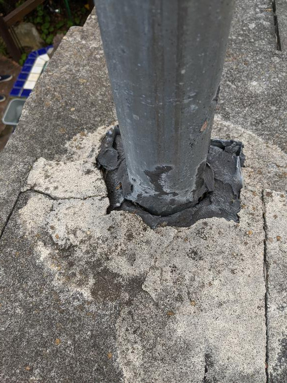 waterproofing electric conduit on the roof DIY Home