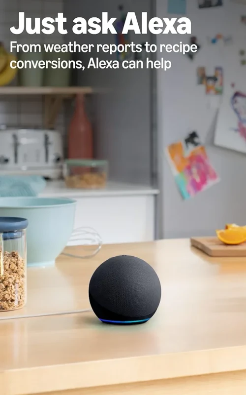 Amazon Echo Dot (5th Generation) Smart Speaker with Alexa | Smart Home Voice Control thumbnail 2 - Smart Switch Lanka