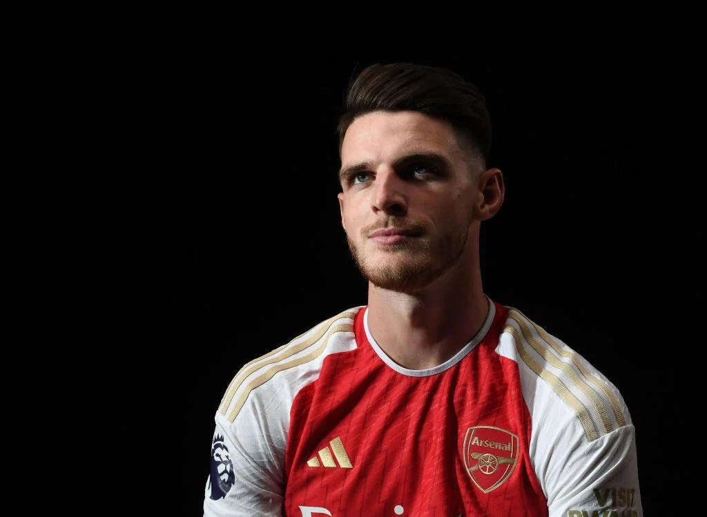 Declan Rice signs for Arsenal