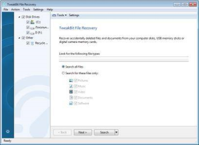 TweakBit File Recovery 8.0.22 Multilingual + Portable