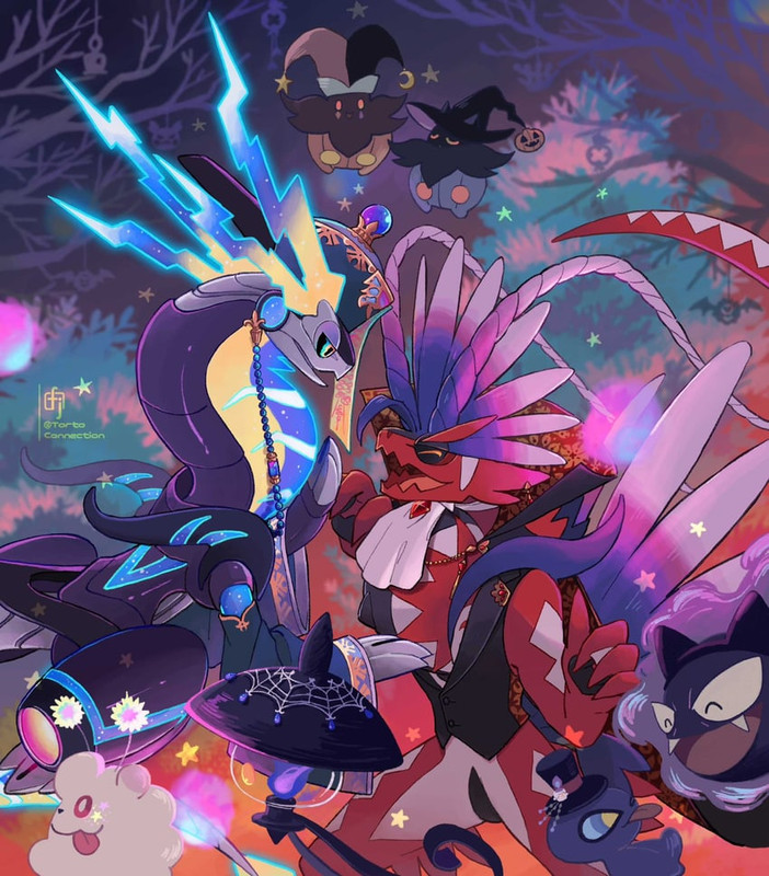 gastly-koraidon-pumpkaboo-miraidon-lampe