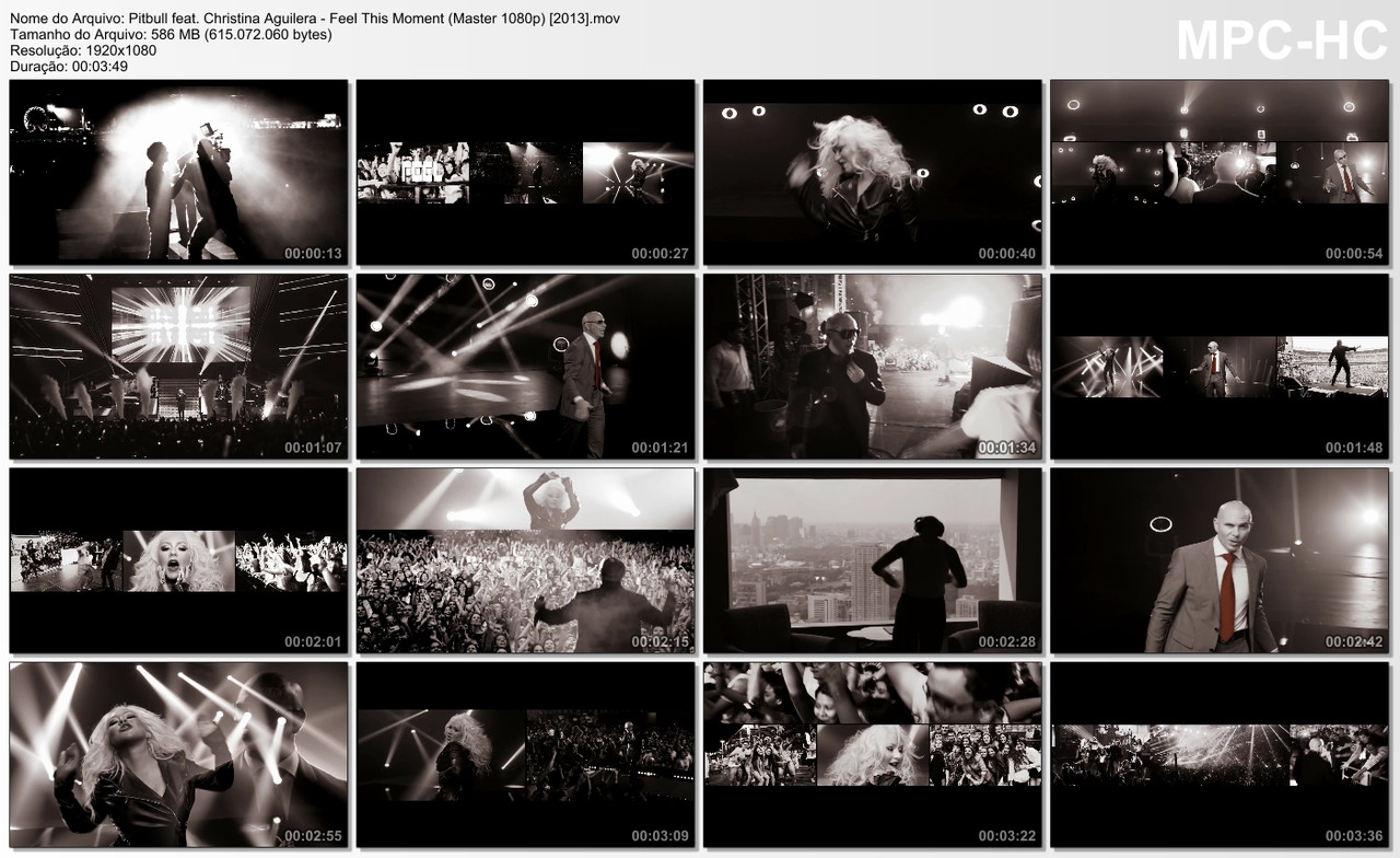 Pitbull feat. Christina Aguilera - Feel This Moment (Master 1080p) [2013]