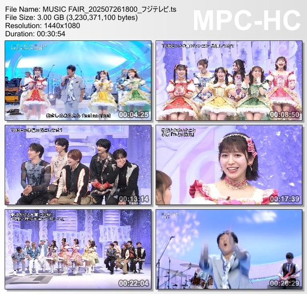 [TV-Variety] MUSIC FAIR – 2025.07.26