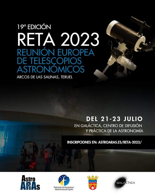 RETA 2023 - Reunión Europea de Telescopios Astronómicos