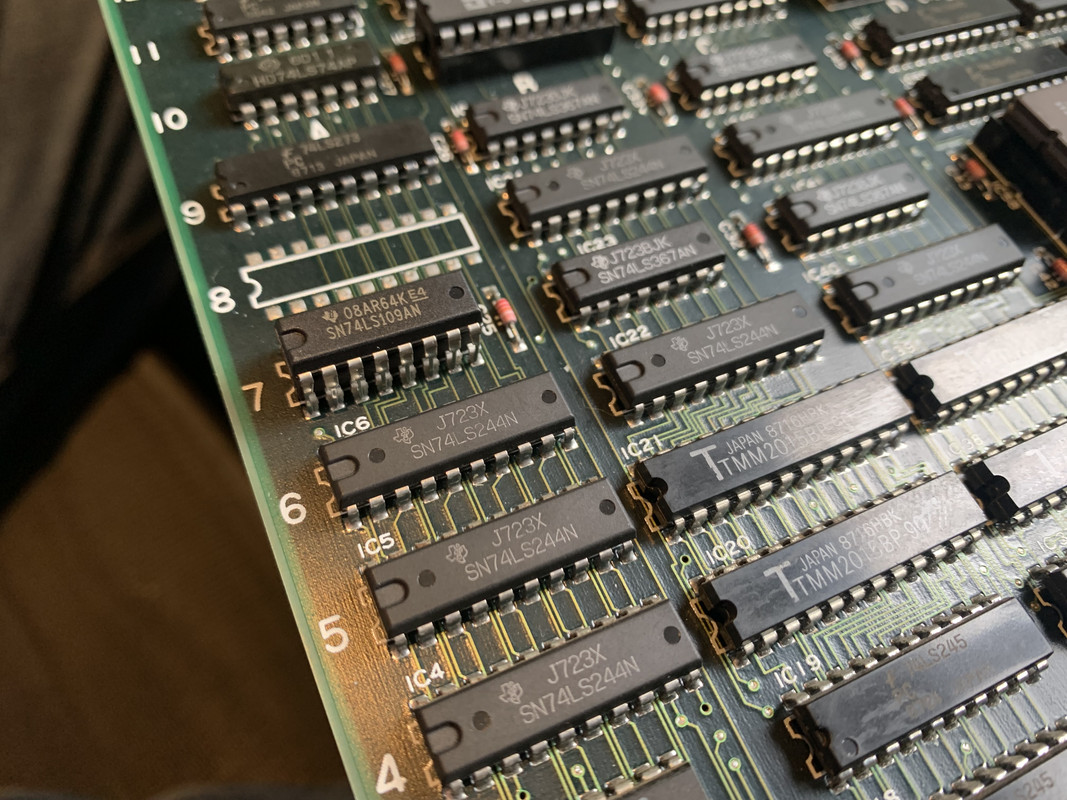 Sega Super Hang-On Repair Log - PCB and Monitor Repair logs Sega Super Hang-On Repair Log - PCB and Monitor Repair logs