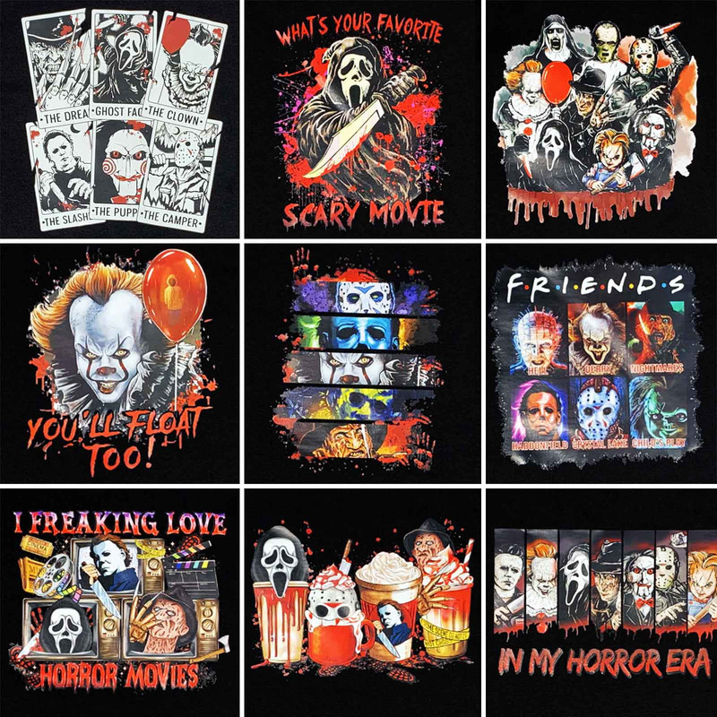 Halloween Horror Movie T-Shirts Scary Graphic Tees