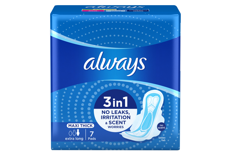 Always Maxi Thick Extra Long Wings T3 7s