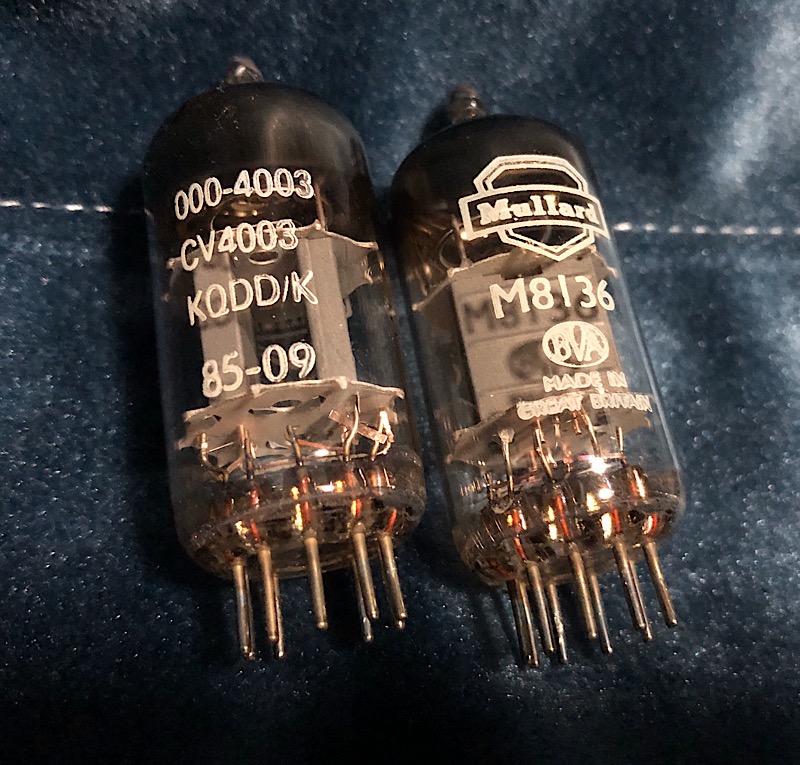 ⭐︎BangOnNorma☆ Mullard 12AX7２本組 ECC83 12AX7 Ultra rare Marconi Osram GEC B339 12AX7 ECC83