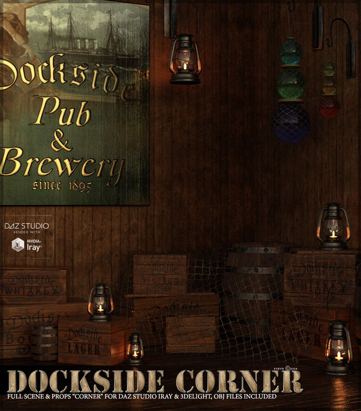 SV's Dockside Corner Scene SV's Dockside Corner Scene