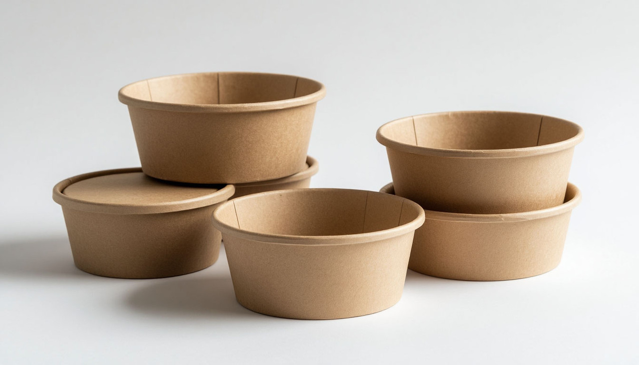 Контейнер бумажный для салата