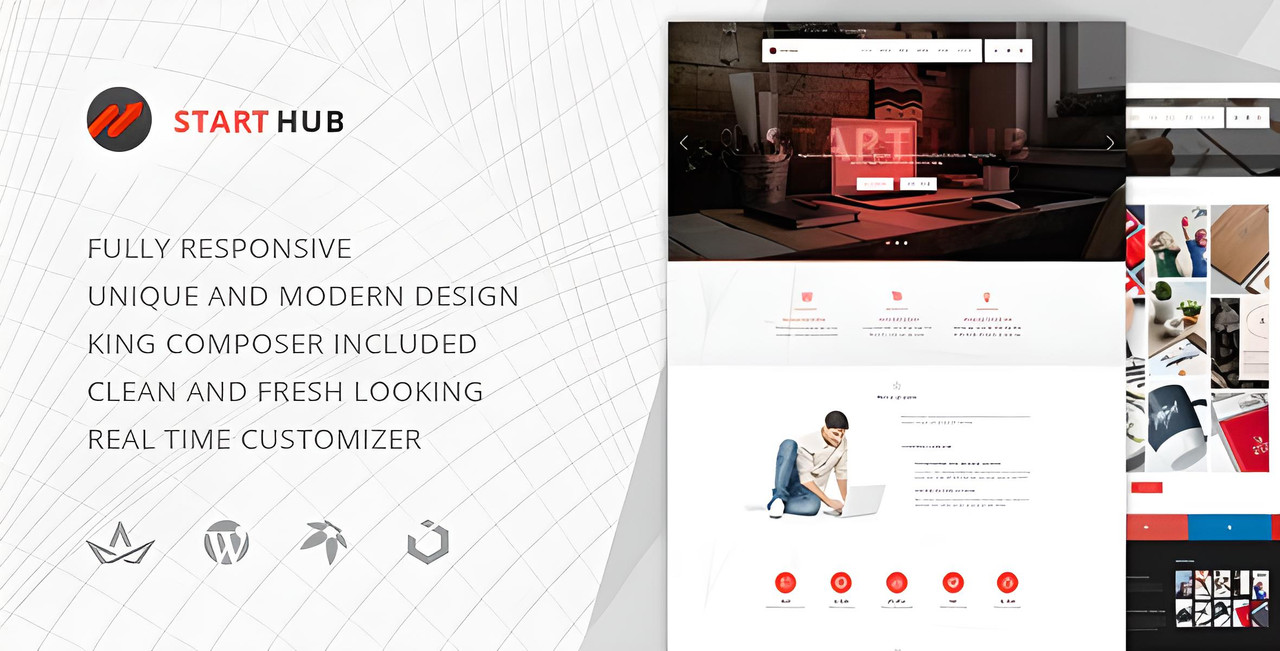 StartHub – Clean Multipurpose Business WordPress Theme