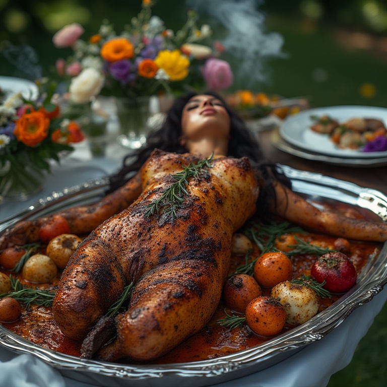 Garden wedding wom served Blackh 0 04