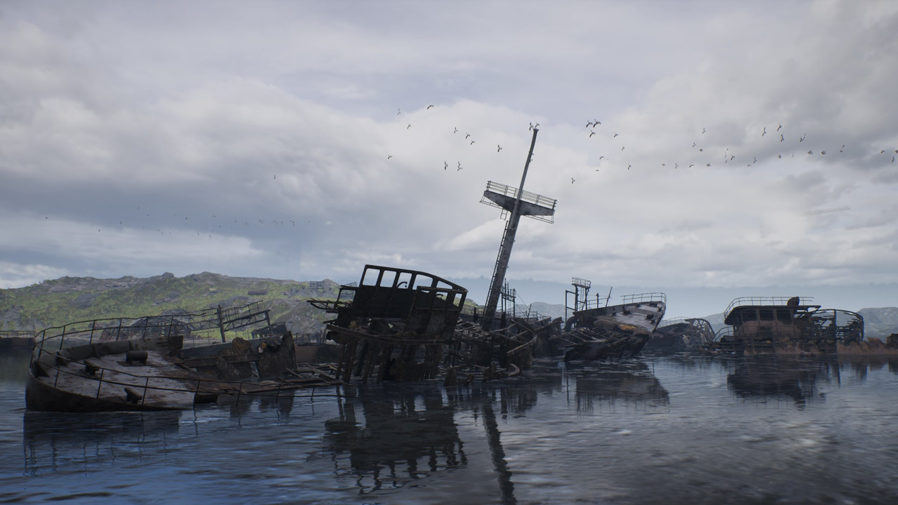 Ships Graveyard (UNREAL ENGINE)