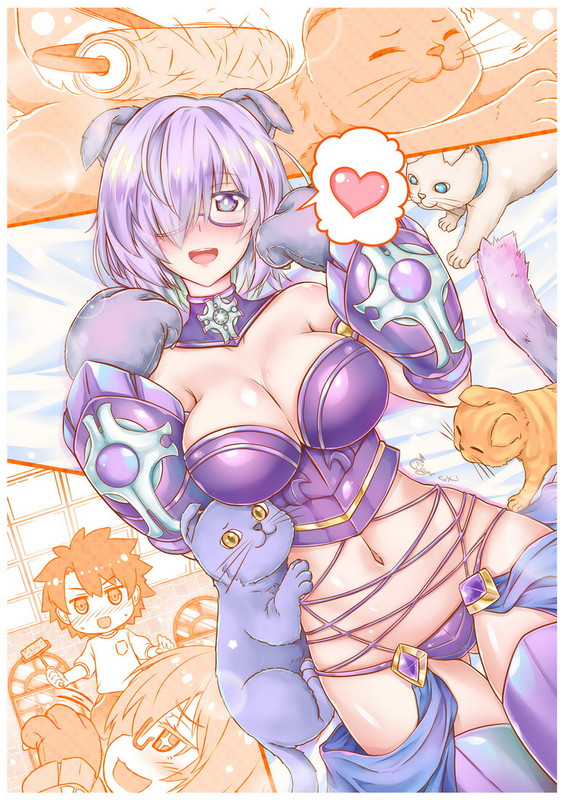 mash-kyrielight-and-fujimaru-ritsuka-fate-and-1-more-drawn-by