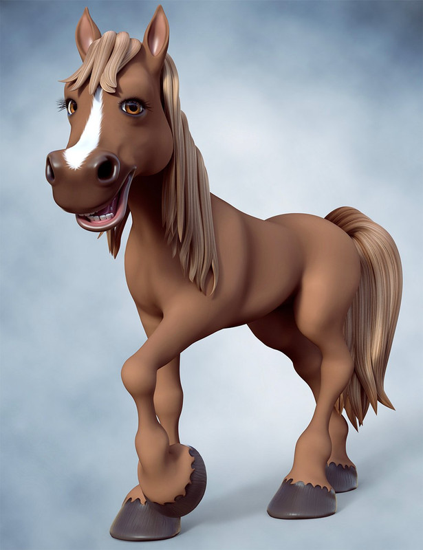 Toon Horse for Daz Horse 3