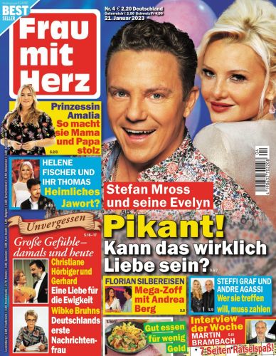 Cover: Frau mit Herz Magazin No 04 vom 21  Januar 2023