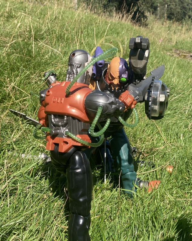 Cyborg vs Toxic Robots.  IMG-2305b