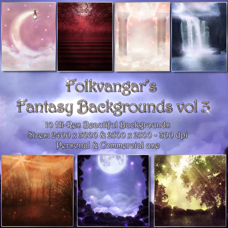 Folkvangar's Fantasy Backgrounds vol. 3