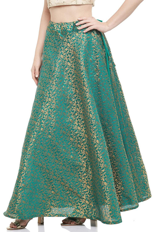 Women's Maxi Skirt Flared Bollywood Lehenga Choli Belly Dancing Skirts Partywear - Picture 12 of 47