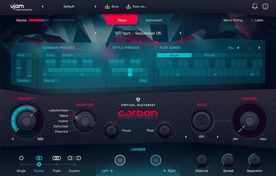 uJAM Virtual Guitarist Carbon v1.3.0 U2B macOS uJAM Virtual Guitarist Carbon v1.3.0 U2B macOS