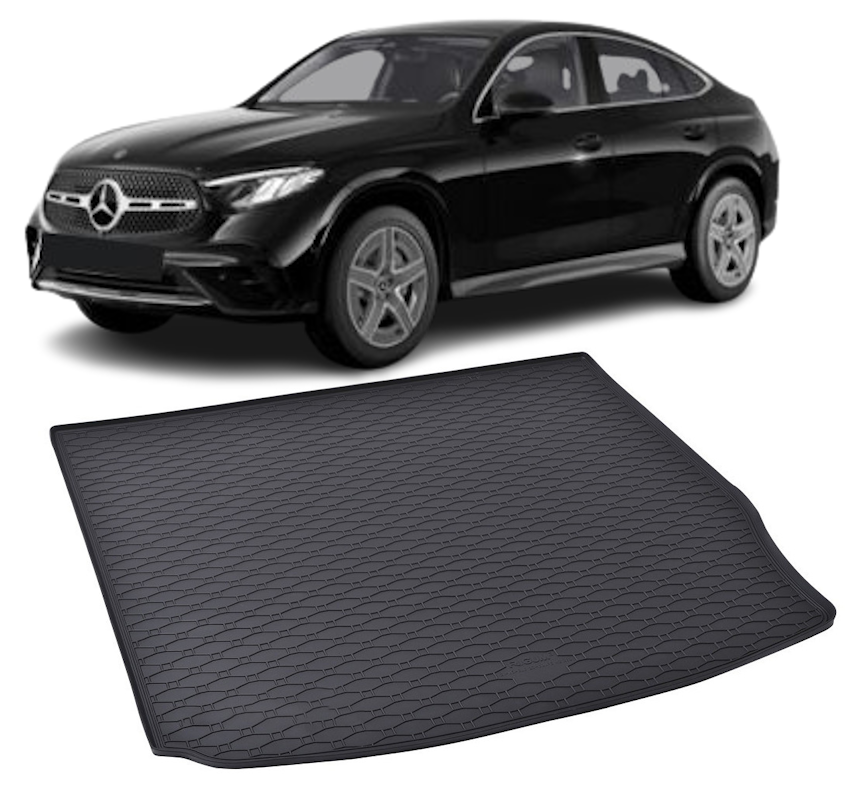 Tavita auto MERCEDES GLC Coup&eacute; 2023-prezent, protectie portbagaj, Cri-Flo, din cauciuc 100%, compatibil cu autoturismul MERCEDES GLC Coup&eacute;