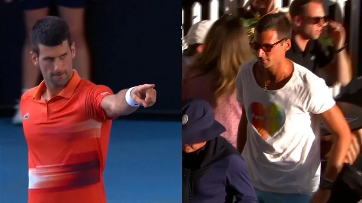 Novak Djokovic corre a su hermano de la final de Adelaida