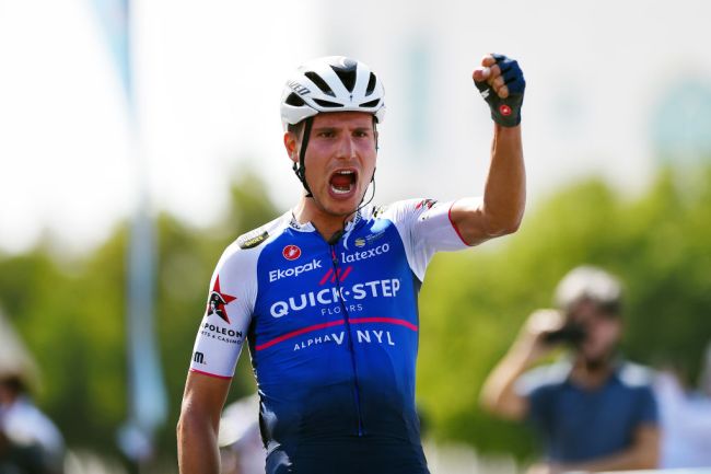Fausto Masnada vince a Mascate (foto: Getty Images)
