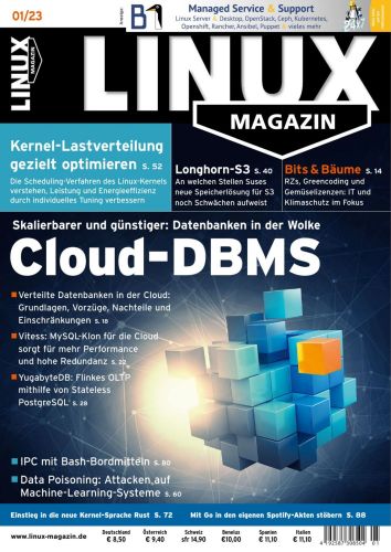 Cover: Linux Magazin No 01 Januar 2023