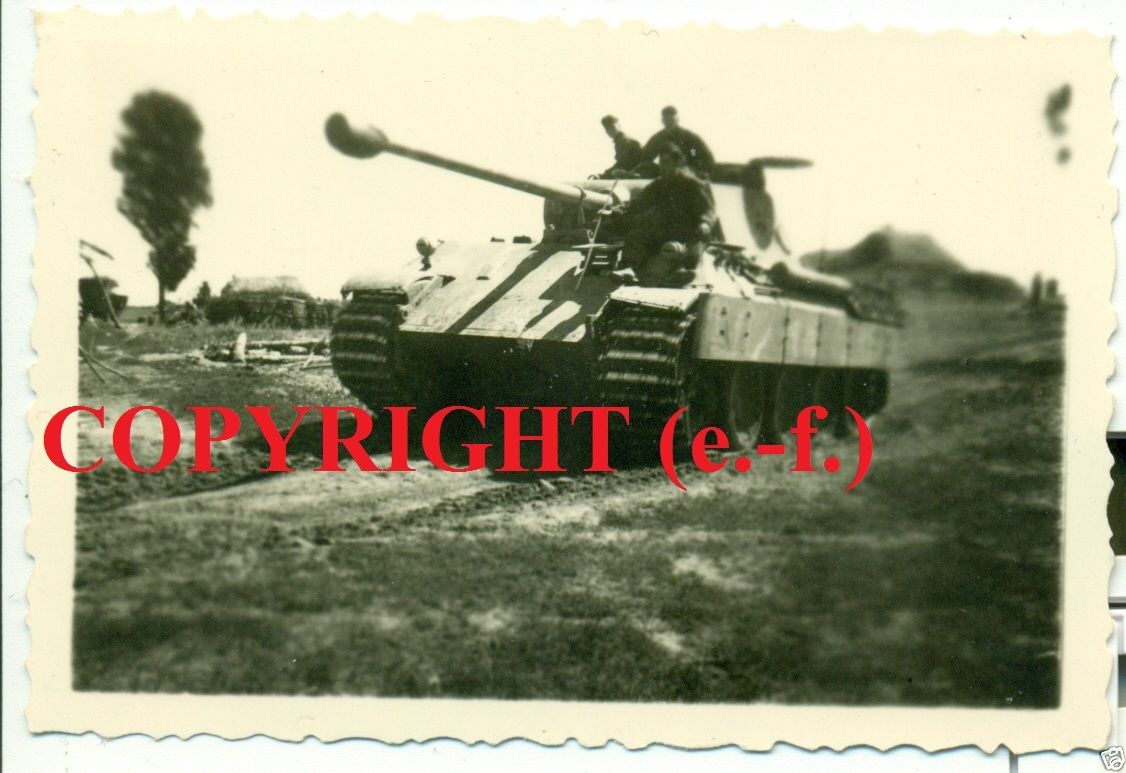 PANZER V - PANTHER mit TARNUNG & SEITENSCHÜRZEN 