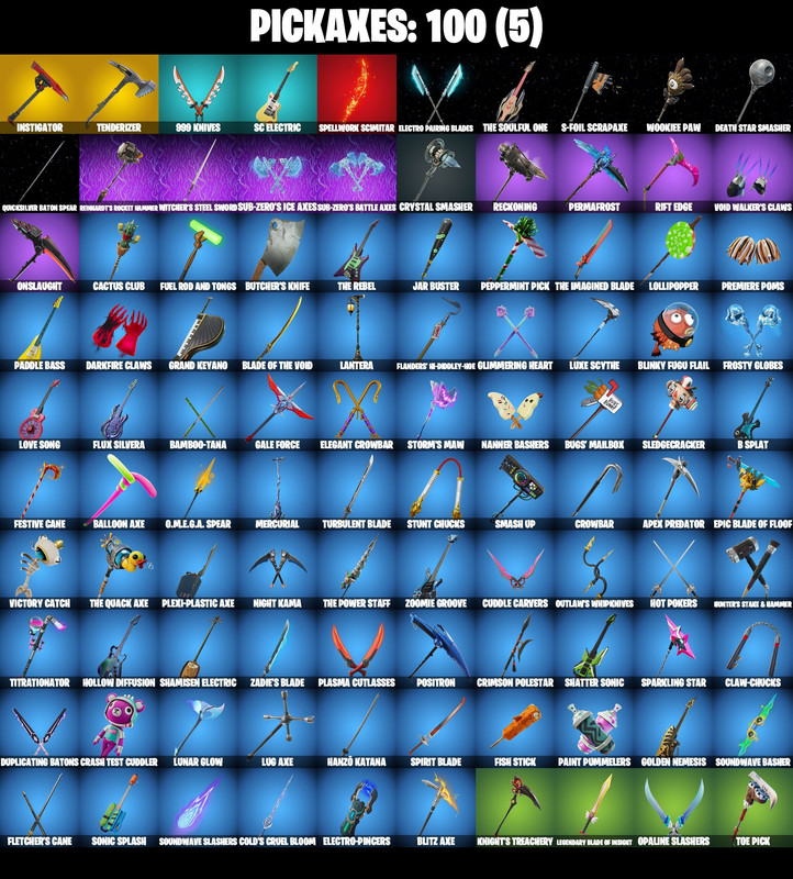 pickaxes comp