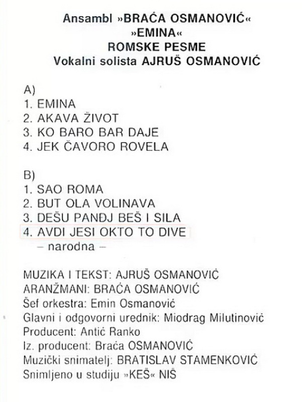 Ajrus Osmanovic 1991 z