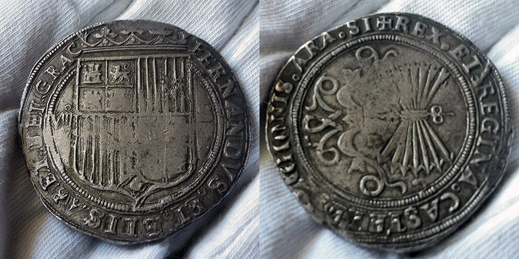 8 reales. A nombre de los Reyes Católicos. Sevilla. RRCC1