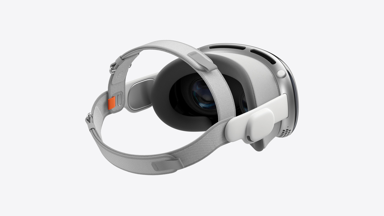 El Apple Vision Pro con la banda Dual Loop para un ajuste personalizado.