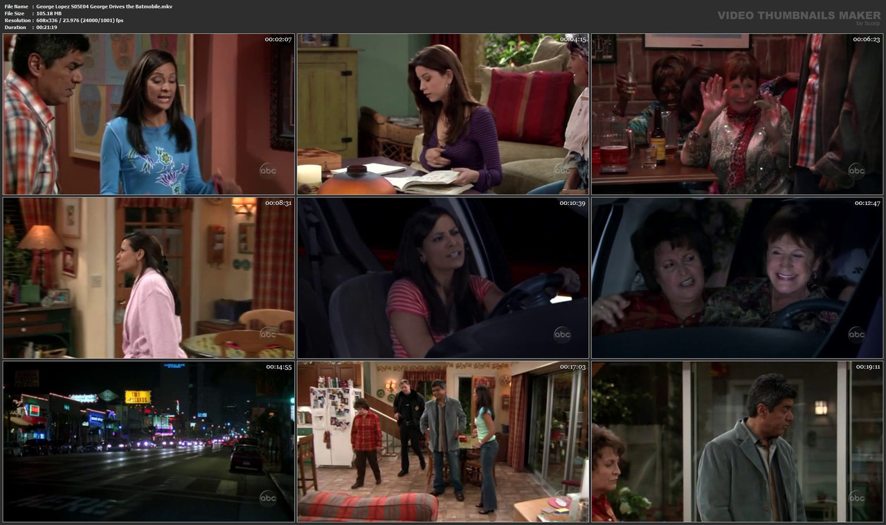George Lopez S05E04 George Drives the Batmobile.mkv
