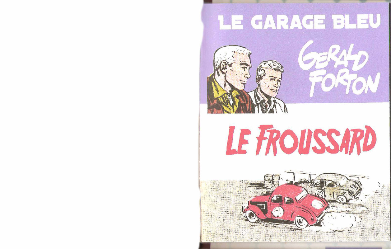 dessin de forton le garage bleu le froussard 2