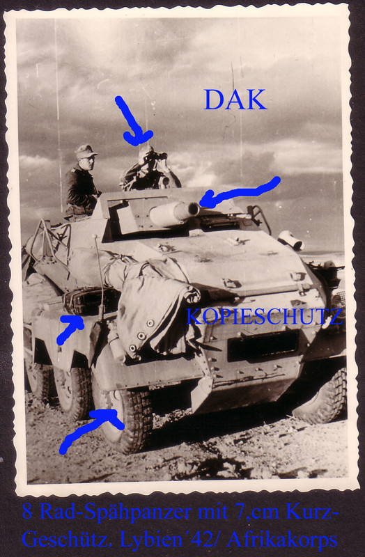 8 Rad-Spähpanzer,Afrikakorps,Panzer,Tank,DAK,Weh