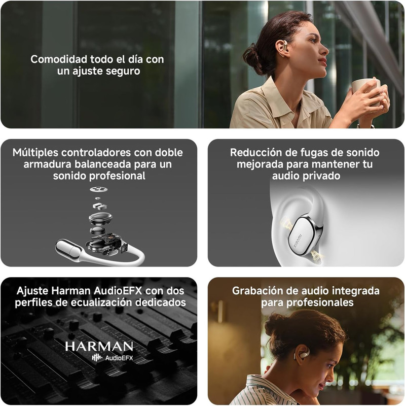 Detalle de los auriculares Xiaomi OpenWear Stereo Pro