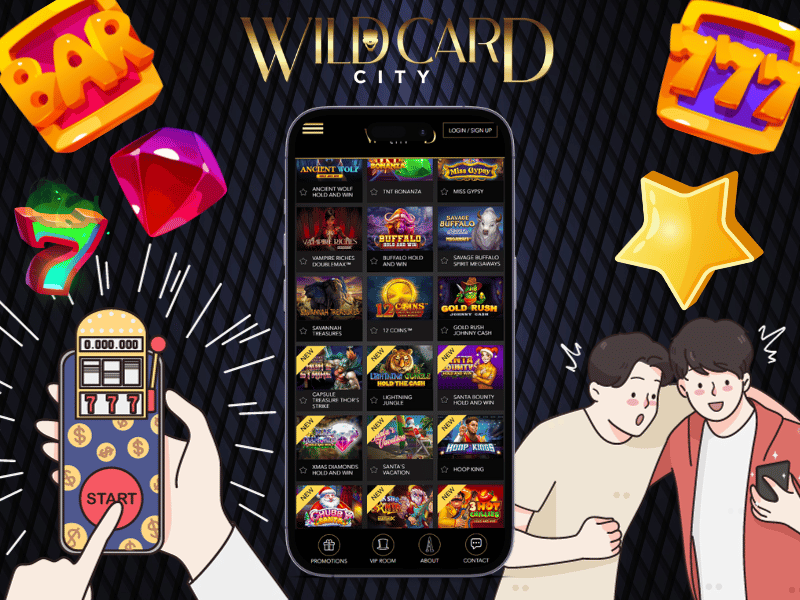 Wild Card City Mobile Pokies